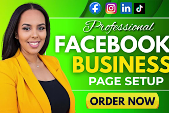 create and setup facebook business page