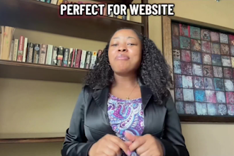 create a professional video or written testimonial for your brand
