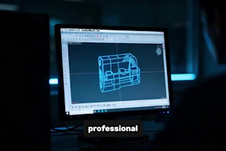 create solidworks 3d models and technical drawings