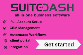 setup suitedash client portal workflow automation and white label branding