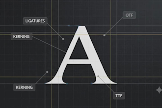 create custom font design logo convert handwriting to font typeface in ttf otf
