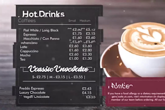setup restaurant digital signage tv menu screens and digital menu boards