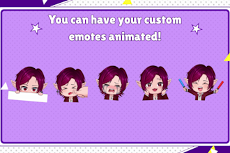 create custom chibi emotes for twitch discord and youtube
