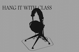 hang with class premium and unique creative design