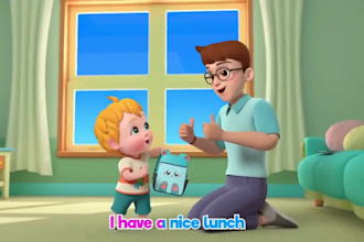 make kids learning videos, kids video editing and rhymes