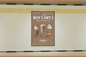 design professional beverage posters