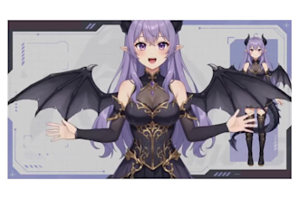 design anime vtuber character and anime  live2d rigging for vtube studio
