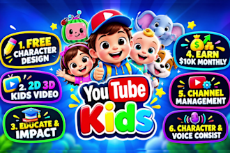 create kids learning videos
