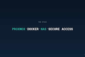 set up your proxmox homelab with docker and remote access
