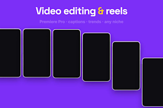 edit ugc and meta video ads for dtc and ecommerce brands