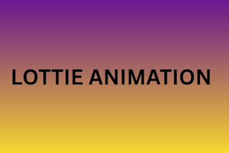 animate your UI designs with custom lottie animations