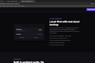 build a modern landing page for your app or product