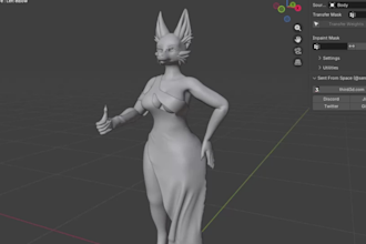 fit clothing to VR chat models