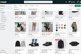 do shopify product listing and data entry