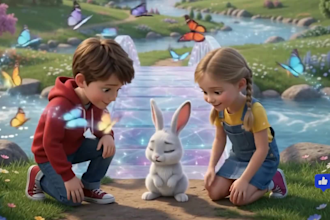 create ai animated stories for kids in 3d animation