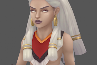 create a stylized 3d character for your game