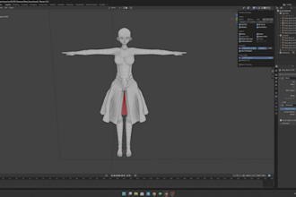 make a 3d character for unity3d and unreal