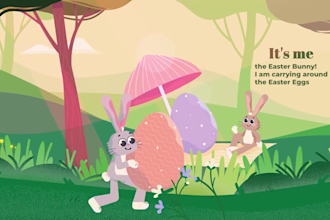make awesome happy easter video