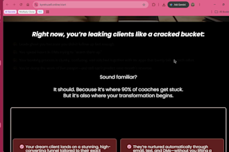 build a high converting funnel for your coaching business