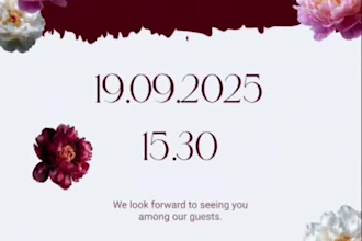 create an elegant wedding invitation website