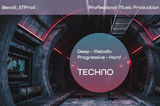 produce custom melodic techno or progressive techno music