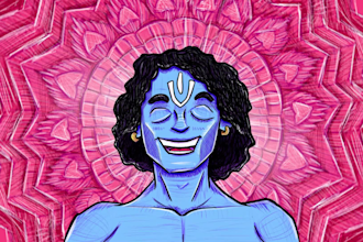create custom indian style digital illustrations for posters