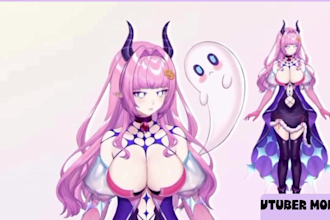 design vtuber rigging live2d vtuber model 2d vtuber nsfw vtuber for vtube studio