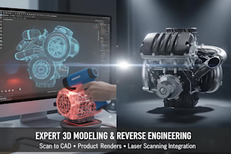 convert 3d scan data to cad reverse engineering stl to step