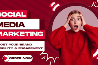 be your social media marketing manager and content creator