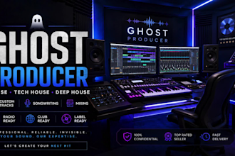 ghost produce house music, tech house, deep house songwriter
