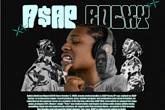 create custom posters for movies and music