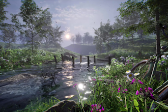 realistic ue5 game level design 3d fps game environment map creation