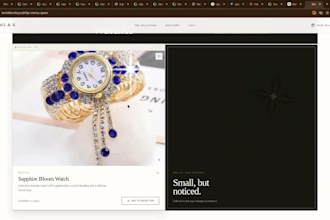 build responsive ecommerce stores, boutique websites, and landing pages