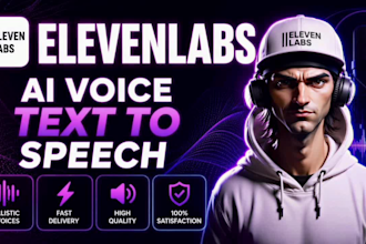 generate ai text to speech voice over using elevenlabs