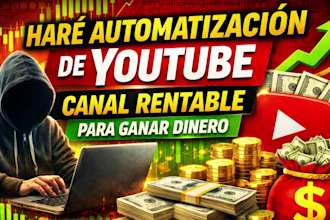 crea un canal de youtube rentable y automatiza tus vídeos de yt