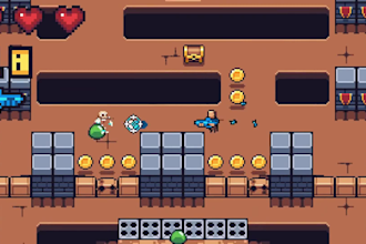 develop stylized unity 2d pixel art game, interactive 2d topdown game
