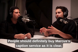 create clear and captions for any form of content
