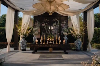 create cinematic luxury wedding concept visualizations