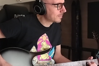record electric or baritone guitar for your song