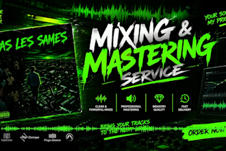 mix and master your rap song for you