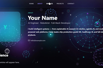 build 3d animated websites with ai agent integration in it