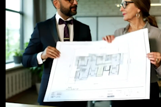 plan professional 2d layouts of homes and offices