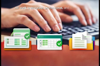 provide clean and error free typing and data entry services