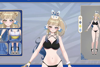 design and rigging live2d vtuber model 2d vtuber model live2d rigging