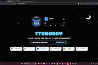 create a simple social media website for content creators