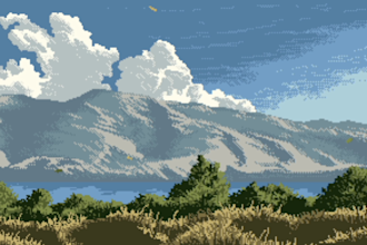do pixel art background pixel art scene pixel animation for 2d game environment