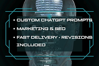create SEO optimized chatgpt prompts for blogs and content marketing