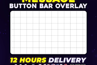 animated imessage bar overlay
