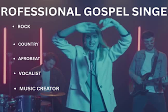 be your female gospel singer, worship vocalist and songwriter