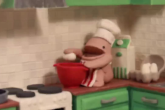 create 3d claymation stopmotion 3d animation clay character, clay design 3d clay